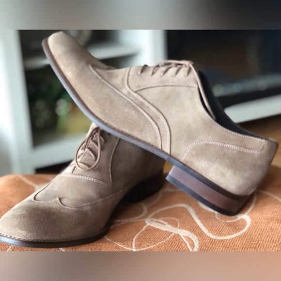 ON SALE NOW: JOHN VARVATOS suede Wingtip Oxfords main image 4